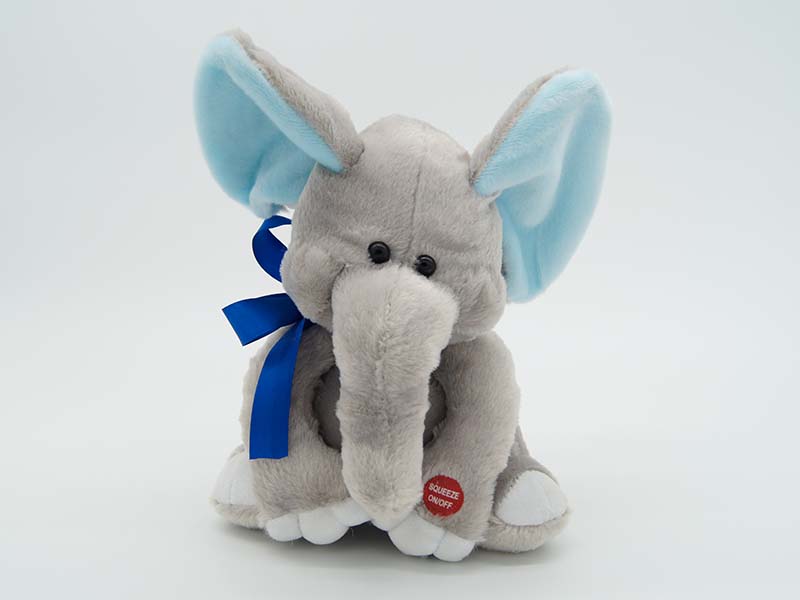 toy elephant with flapping ears